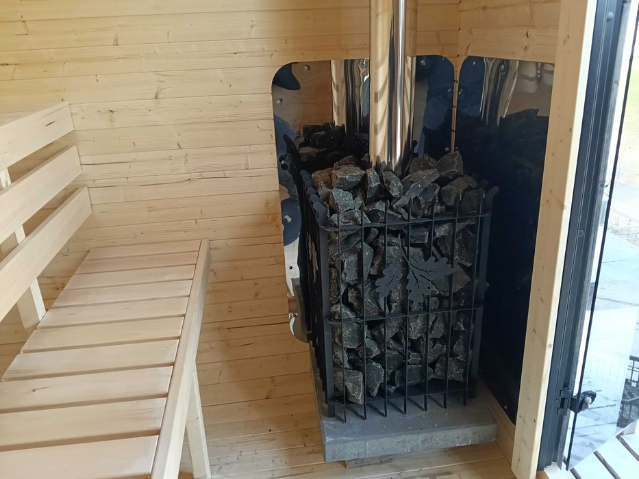 Sauna QUADRO 3,35m Przedsionek taras