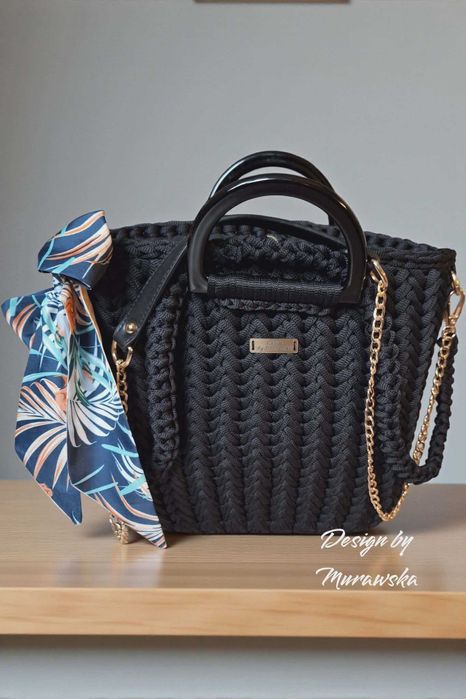 Szydełkowa Torebka ze Sznurka – Elegancja w Każdym Detalu