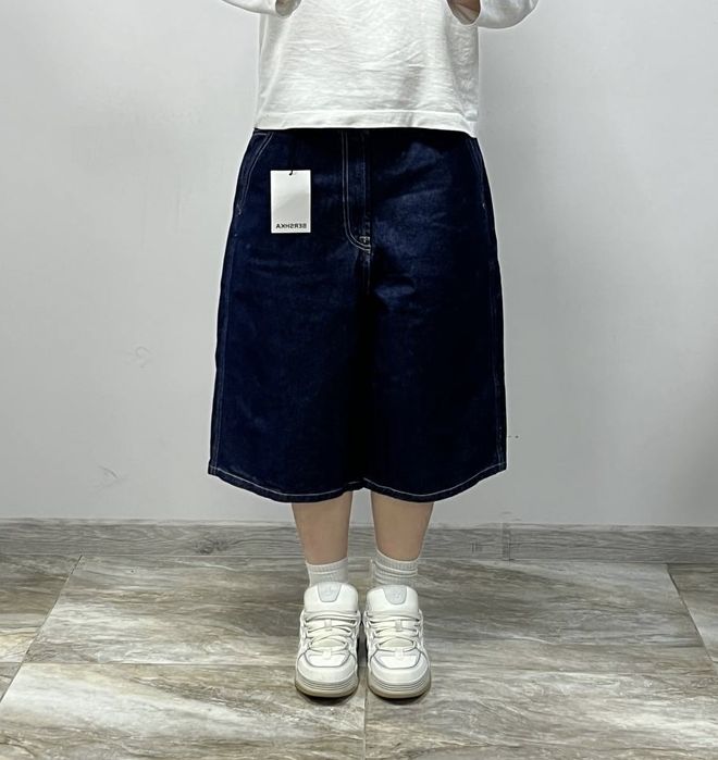 Нові широкі шорти джинсові BAGGY shorts широкие шорты реп Jaded London
