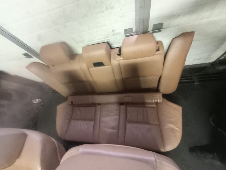 Bmw E61 lift fotele skórzane rude Mpakiet podgrzewane
