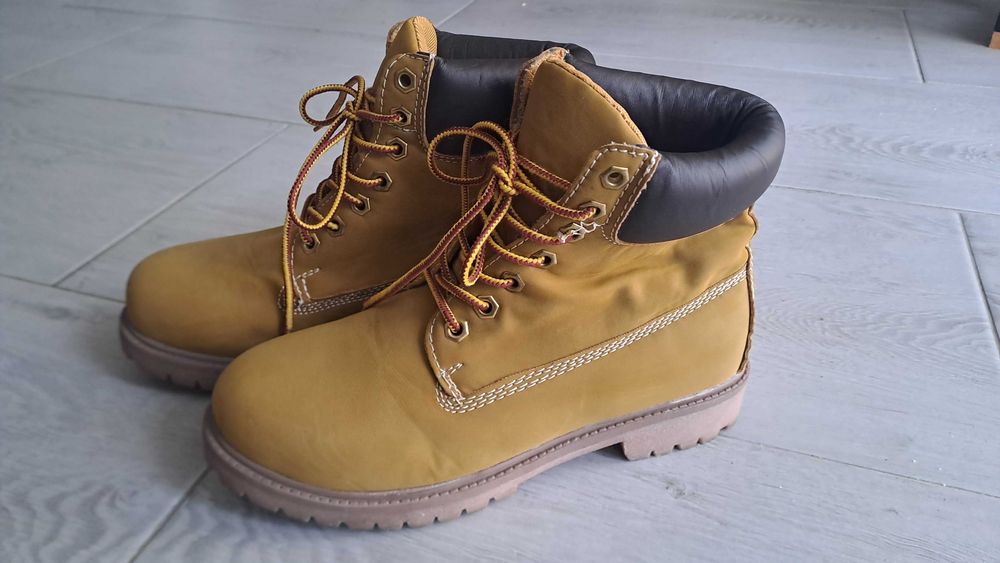 Trapery camel rozmiar 40