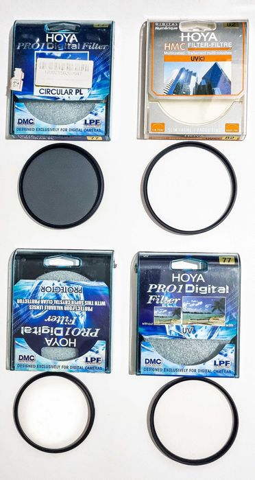 Filtros profissionais para Lentes Fotográficas - Hoya