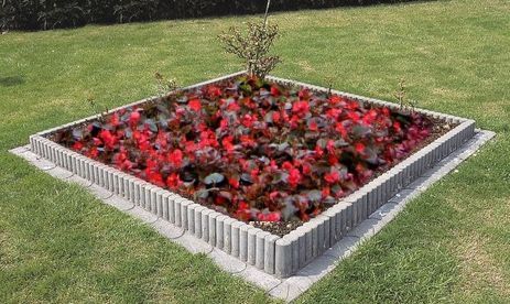 Kawężnik obrzeże PALISADOWE PALISADA betonowa ogrodowa KOLORY