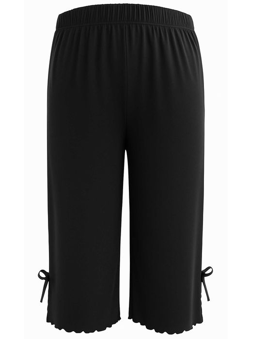 Rybaczki czarne, lejące, wygodne,  Plus Size  3XL - 54 / 56