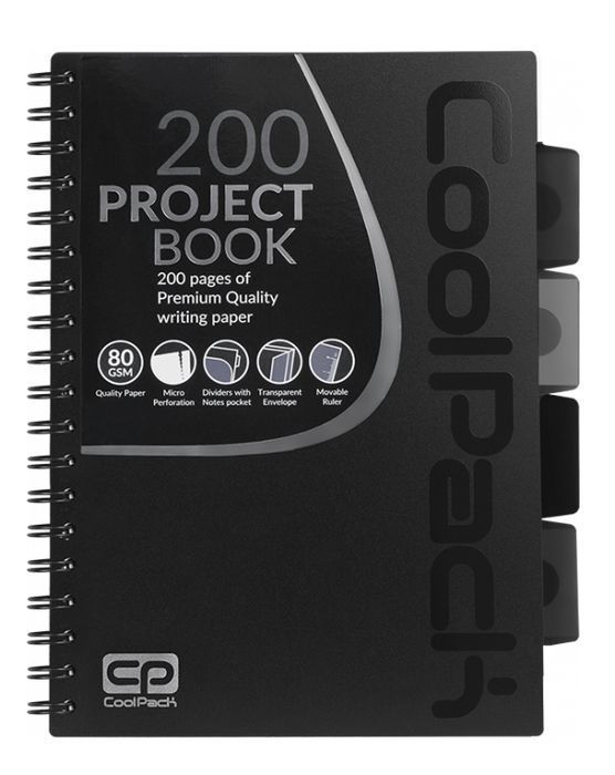 Kołobrulion B5 Coolpack 200 Kartek Czarny Patio Nowa Nieużywana