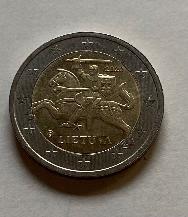 Moeda 2 Euros / 2€ - Lituânia - 2020