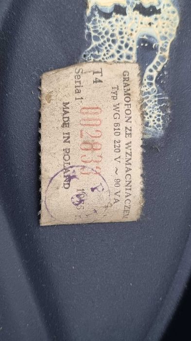 Unitra Fonica Fonomastet WG610