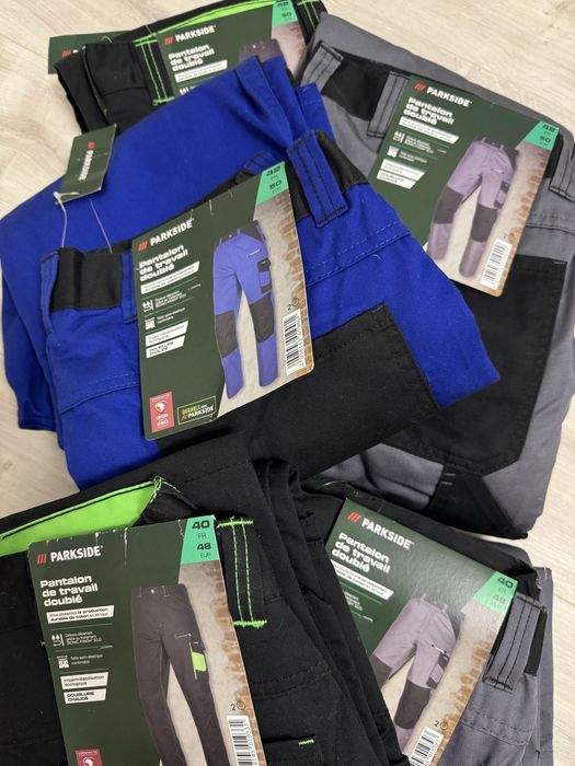 Штани робочі Parkside,комбінезони,шорти,куртки, футболки