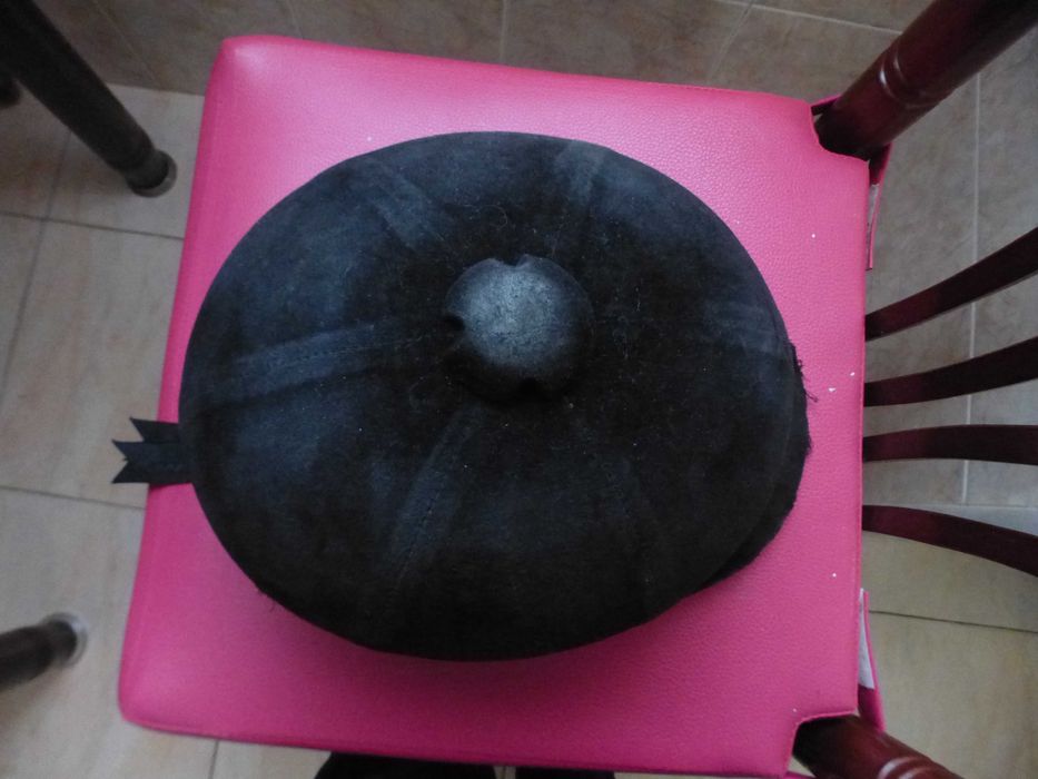 Toque de Equitação Veludo Preto+saco