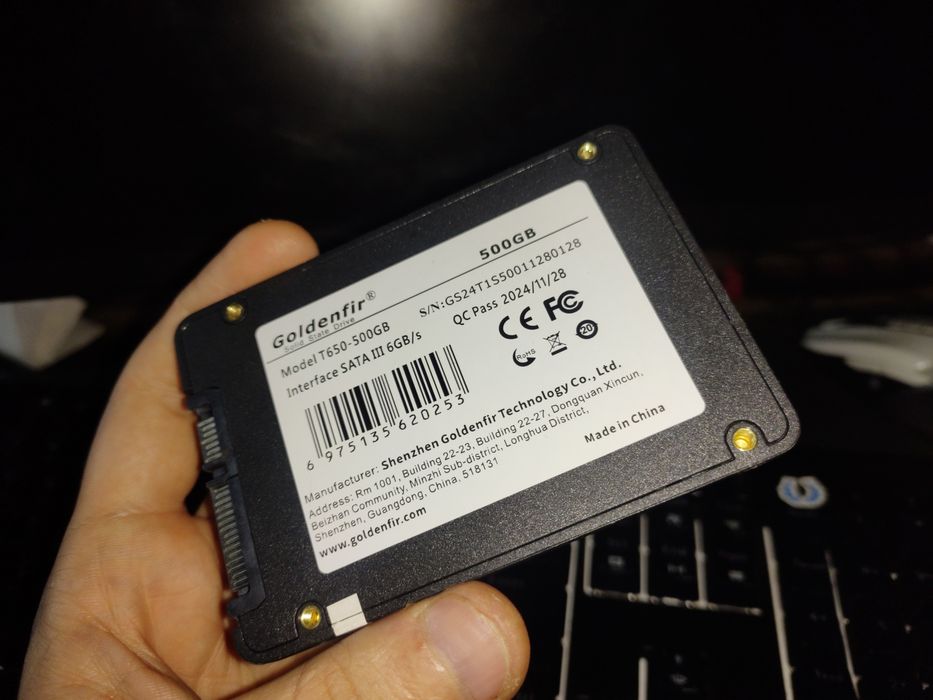 SSD Goldefire 500GB