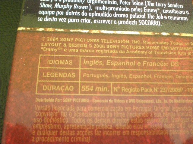 SOCORRO - 1ª serie completa como nova