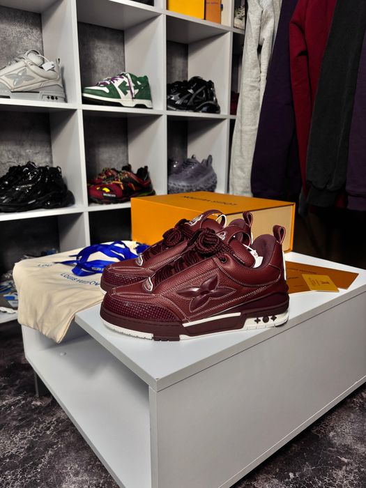 Кроссовки Louis Vuitton Skate Dark Red