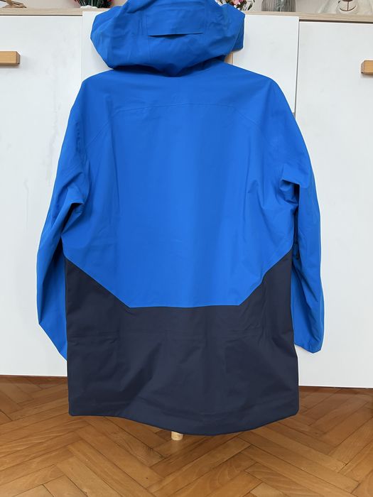 Kurtka narciarska Scott Explorair niebieska z kapturem nowa M męska