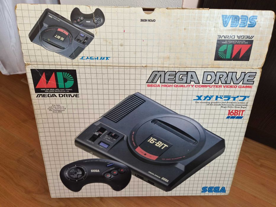 Ігрова приставка Sega mega drive регіон Японія комплект з коробкою