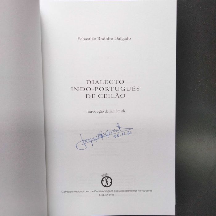 Dialecto Indo-Português de Ceilão - Sebastião Rodolfo Dalgado