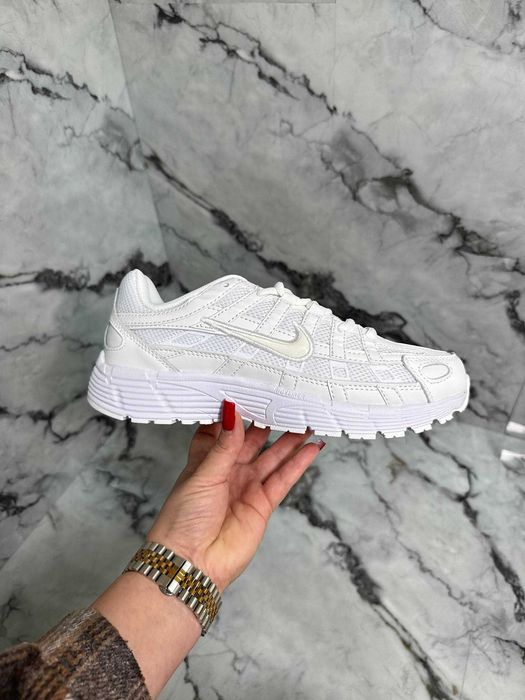 Кросівки Nike P-6000 White | кроси Найк П-6000 білого кольору шкіра