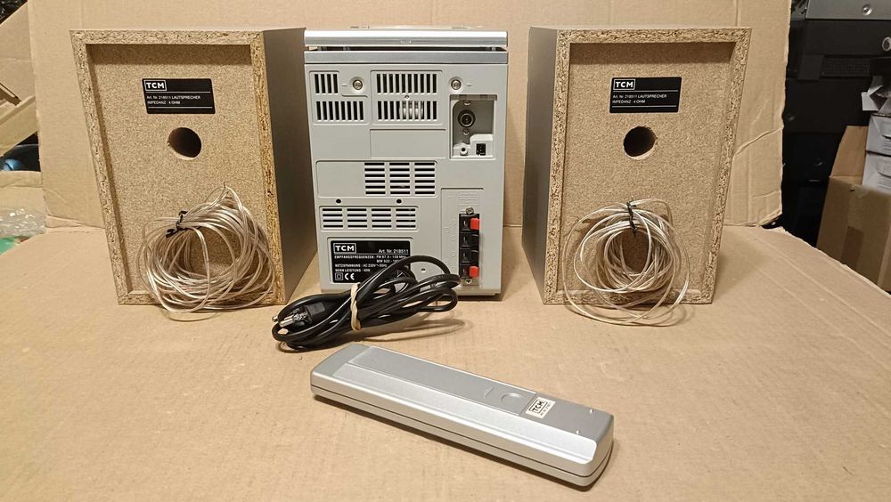 TCM 218511 Mini Wieża stereo z pilotem Poznań Warszawskie • OLX.pl