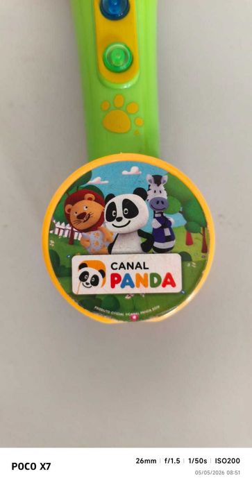 Microfone criança Panda