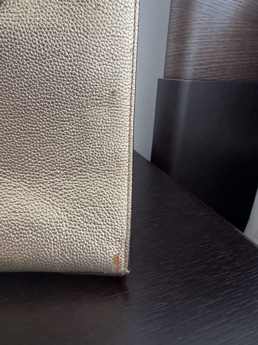 Michael Kors Mala Original em Pele Dourada – Alça Tiracolo