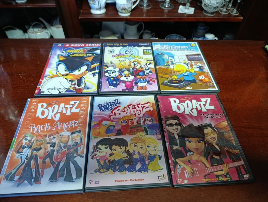 DVD como novos histórias