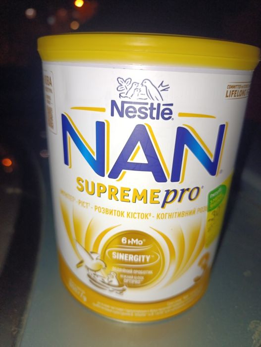 Дитяча суміш  NAN з 3-х  міс, строк 02.2026, банка запечатана.
