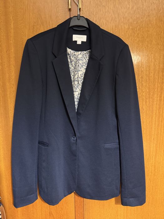 Blazer malha marinho da Springfield