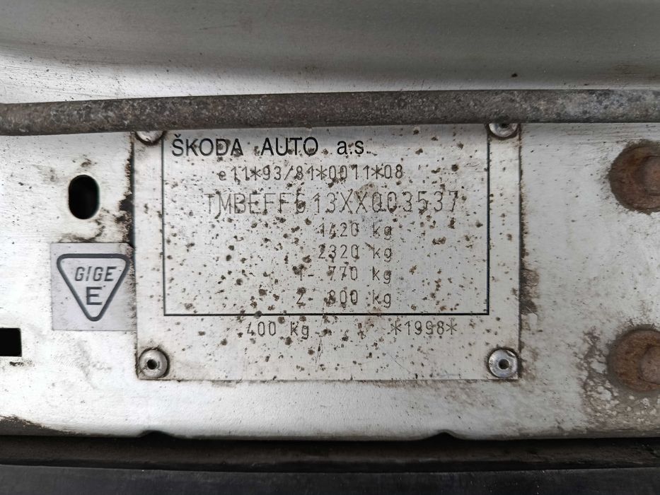 Skoda Felicia 1.3MPI 1999r NA CZĘŚCI