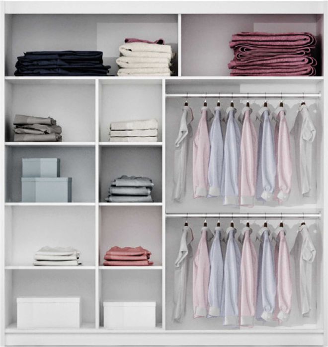 SZAFA / Garderoba / PARIS 120/160/203 / Okazja / Montaż / Transport