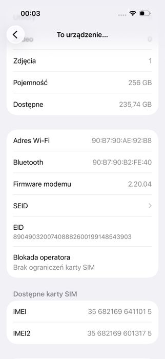 Iphone 16 pro 256 gb