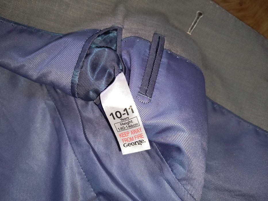 Marynarka George r. 140-146 na 10-11 lat szara