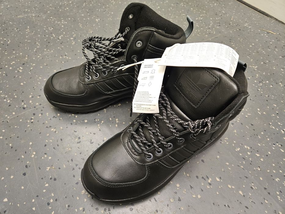 Nowe buty Adidas Chasker Boots 41 męskie skóra skórzane czarne terrex