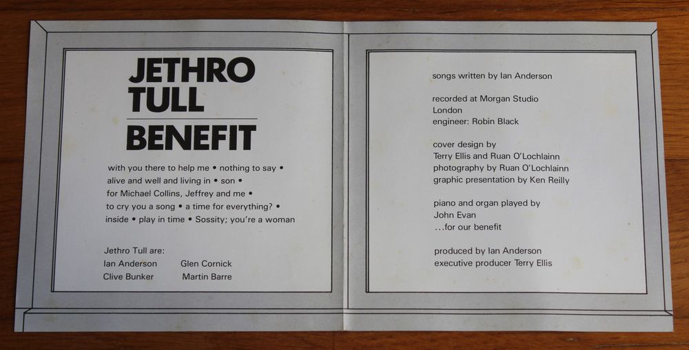 CD Jethro Tull- Benefit (1970)