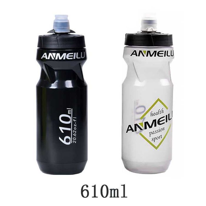 Велофляга Anmeilu 710 610мл чёрная прозрачная бутылка пляшка фляга