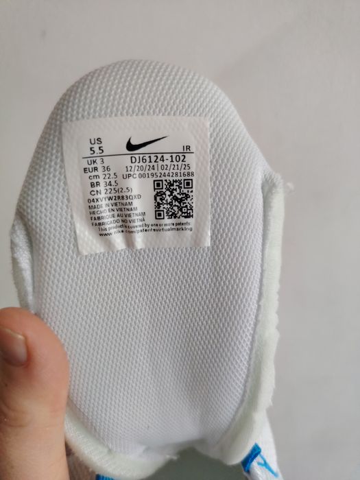 Nike Air Max Plus TN DJ6124-102 biało-niebieskie rozmiar 36
