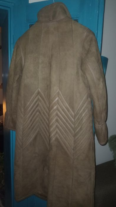 Kożuch naturalny kożuszek prawdziwy vintage retro