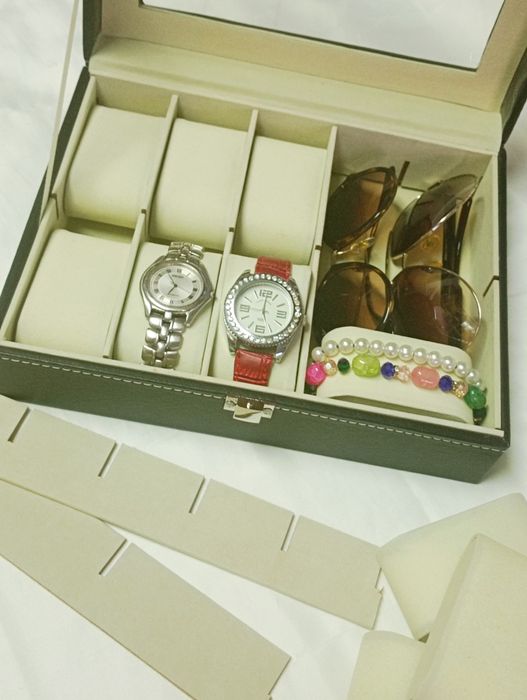 Caixas para 6, 10, 12 e 24 relógios. Novas!