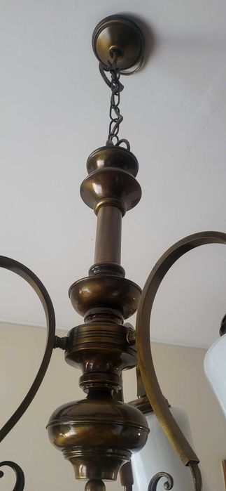 Candeeiro clássico de 3 lâmpadas
