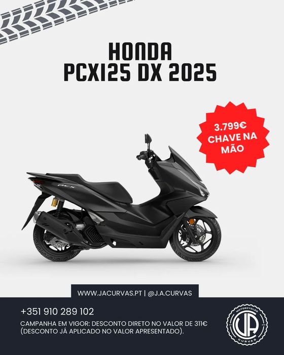 Honda PCX125 DX 2025 (CAMPANHE EM VIGOR)