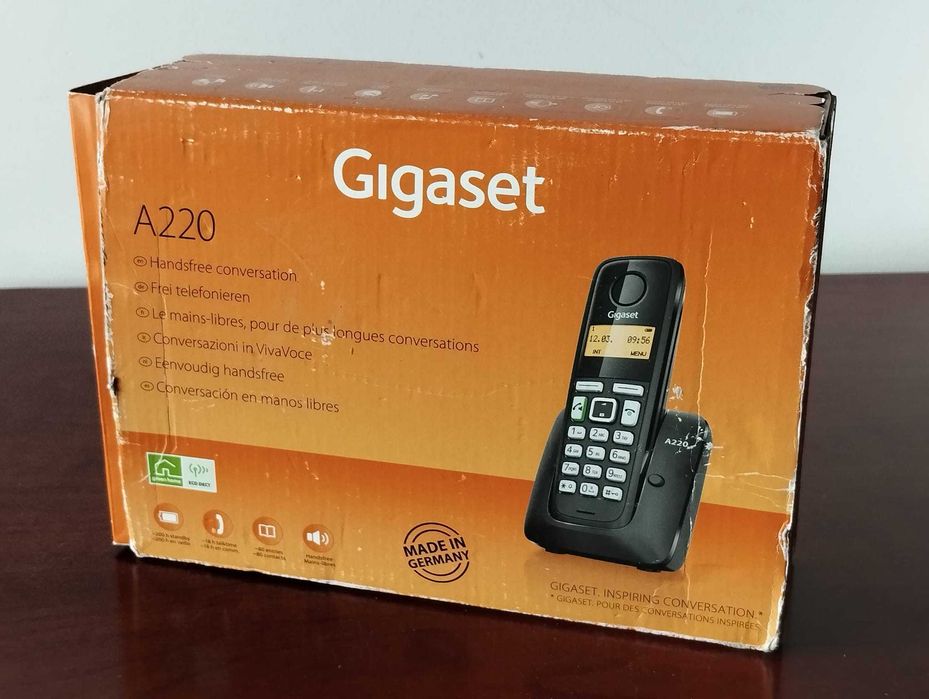Telefone Sem Fios Gigaset A220 Preto