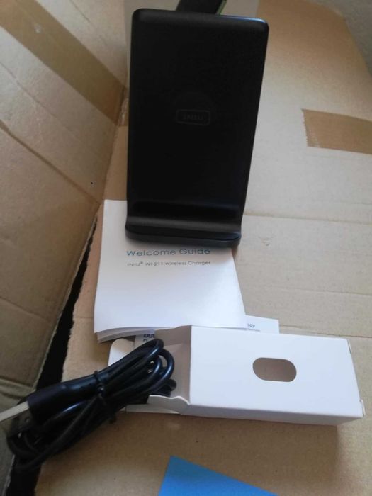 Ładowarka indukcyjna USB bezprzewodowa Iniu stacja ładująca 15W