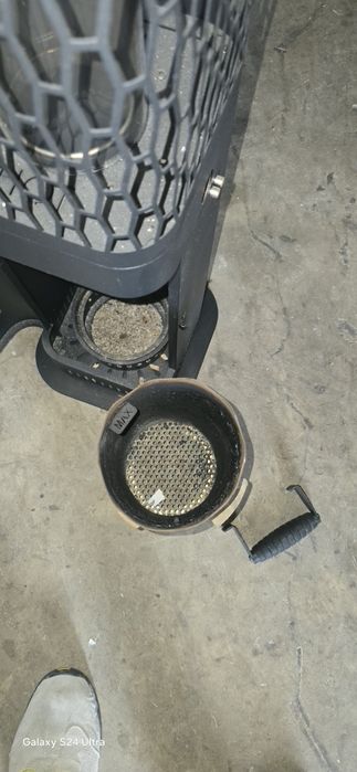 Aquecedor a pellets para exterior