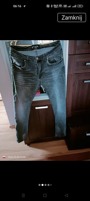 Spodnie męskie skiny