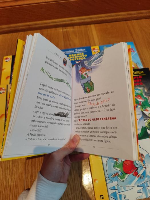 Coleção 8 livros Jerónimo Stilton