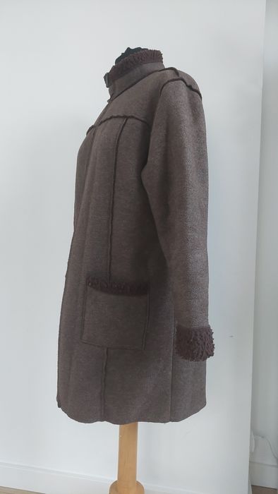 płaszcz, kożuch damski Marks&Spencer r.40