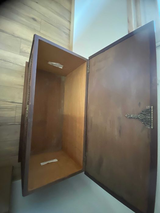 Arca de Madeira Rústica — Perfeita para Arrumos e Decoração