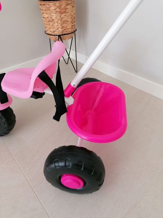 Triciclo Baby Trike Pink Feber sem pedais