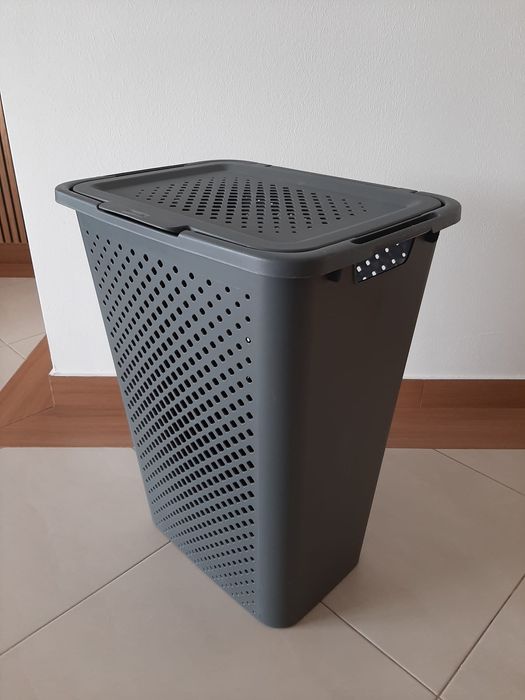 Caixote reciclagem + cesto roupa suja