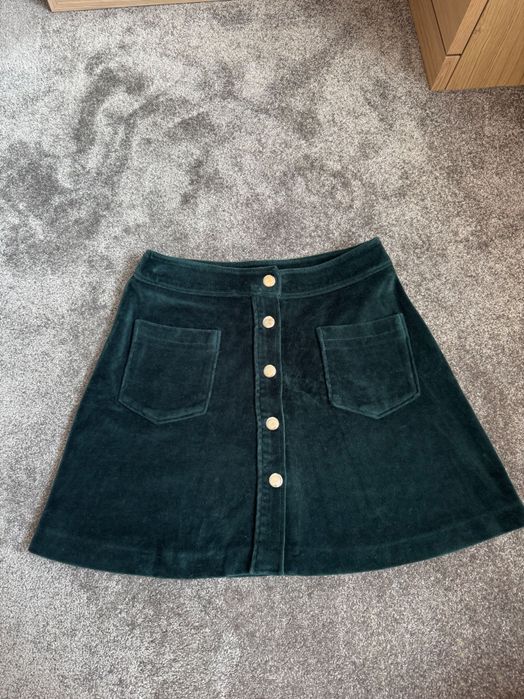 Ciemnozielona spódnica Pull&Bear