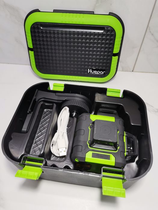 Нові Лазерний рівень,нівелір Huepar HM03CG 3D  12 лінійний