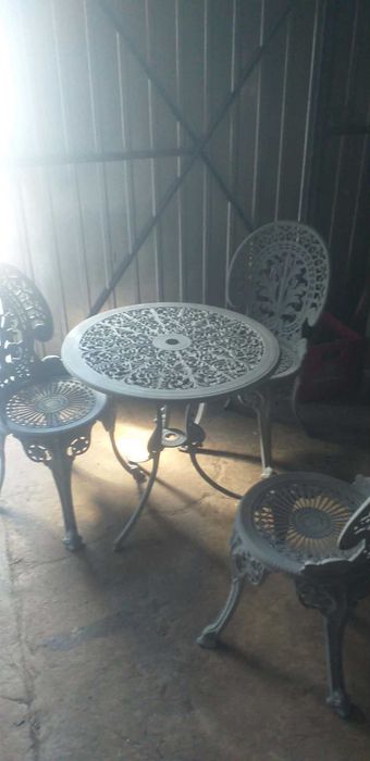 Meble ogrodowe aluminiowe